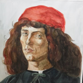 Копия. "Портрет неизвестного с медалью"