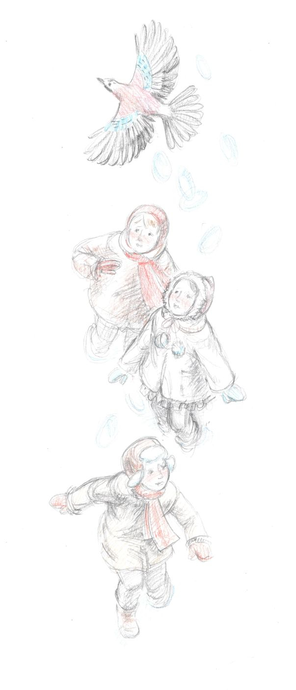 Евгений Шварц "Первоклассница", иллюстрация