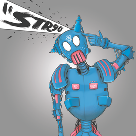 CG robot STR90