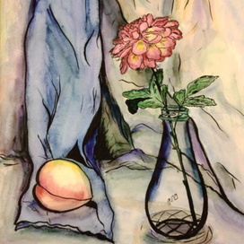 Ваза с цветком