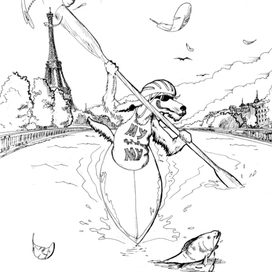 Собака на Сене