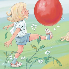 Иллюстрация к книге стихов "Физкультминутка"