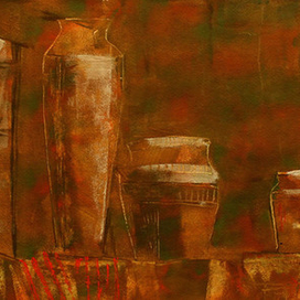 Натюрморт с керамикой