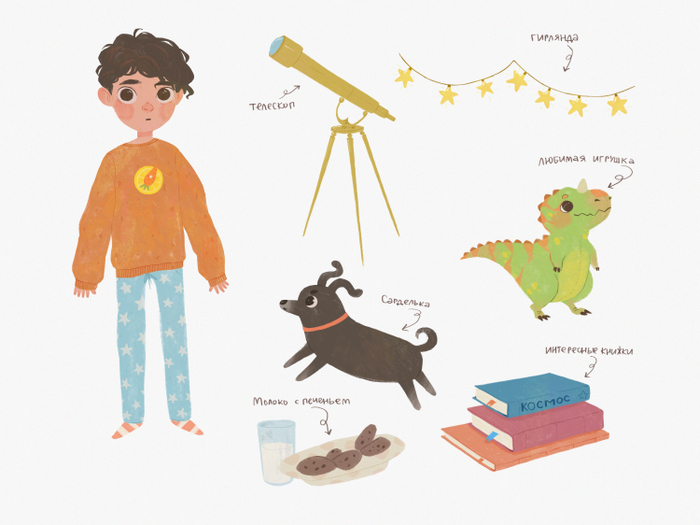 Разработка персонажа для детской книги