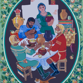 к главе 2 "Яблоневый сад" повести "Трав медвяных цветенье"