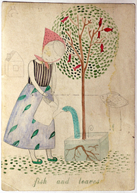 девочка и рыбки