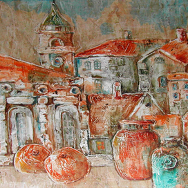 "Тили-тили-тесто..." 3 Иллюстрация к сборнику стихов.