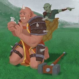 Скетч персонажей