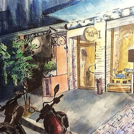 Иллюстрация для бара