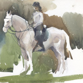 "Наездница. Этюд"
