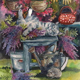 Люпиновый сон кота