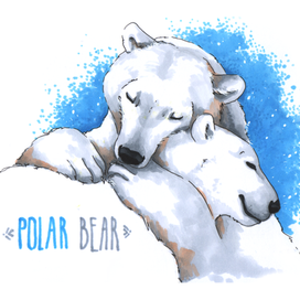 Белые мишки для открыток WWF