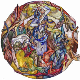 Иллюстрация к сказкам братьев Гримм