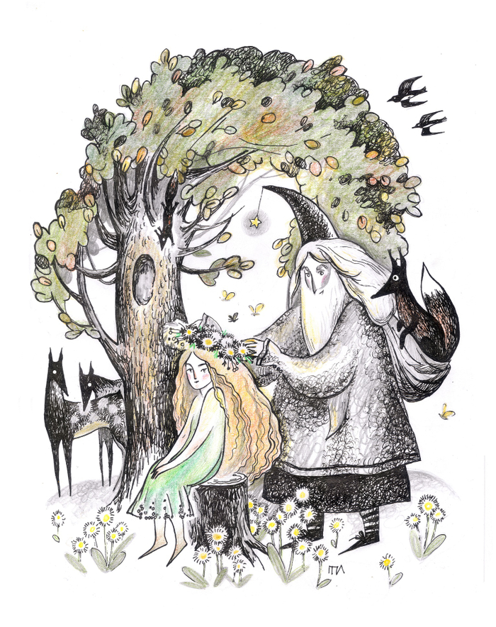 Волшебник и Лис. Встреча с Лесной Малышкой.