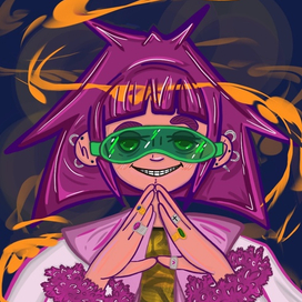 портрет с руками и простым фоном