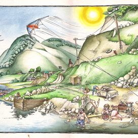 Во-селе, во-Ширяеве на Волге-реке...