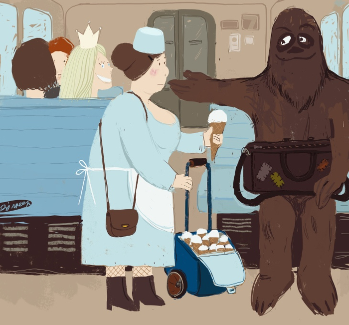 Случай в электричке.