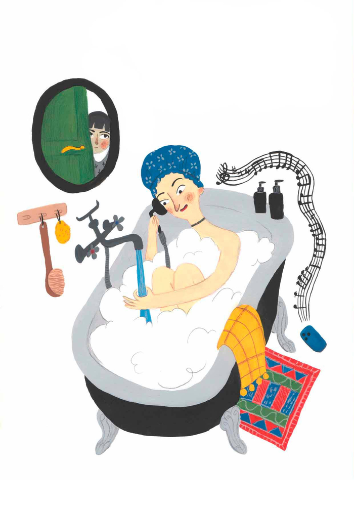 Иллюстрация к книжке "Эстер и Эва"