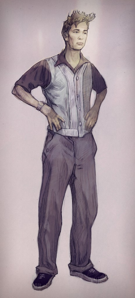 Эскиз персонажа HG 8