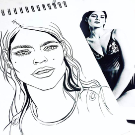 Модная иллюстрация May Bellfort