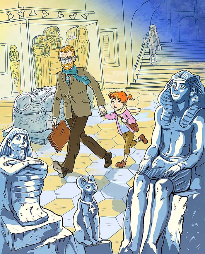 В египетском зале