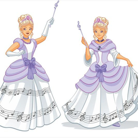 Персонаж фея, для музыкального детского журнала "Мифасолькины"