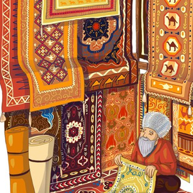 Продавец ковров