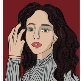 Портрет в векторе 