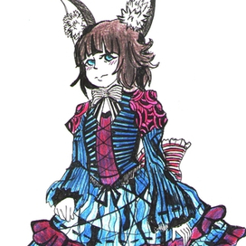 Девочка с ушками