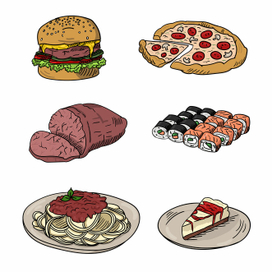 Иллюстрации меню