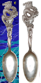 Серебряная ложечка к году дракона