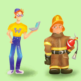 Программист и Пожарный