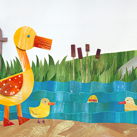 Утки на пруду