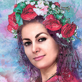 Девушка в стиле гранж