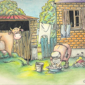 В деревне летом