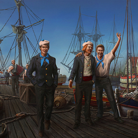 Ассоль 4. Моряки сошли на берег.