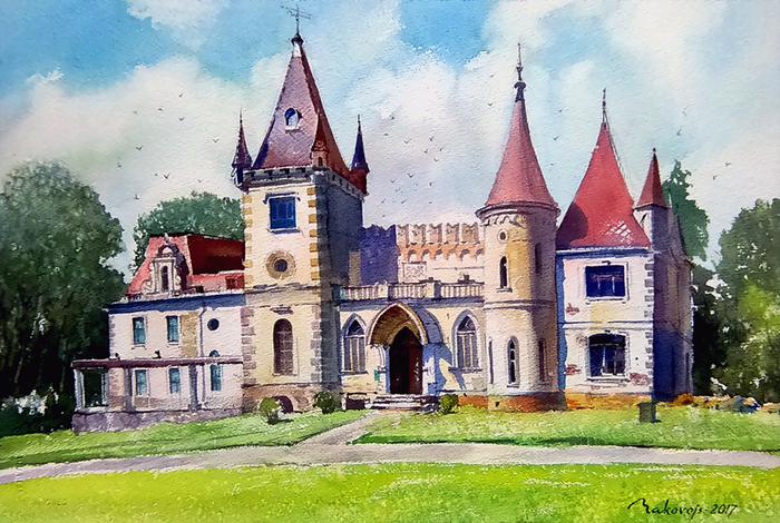  ,,Замок в Стамариена,,Латвия.