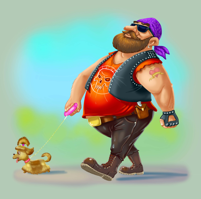 персонаж с собачкой