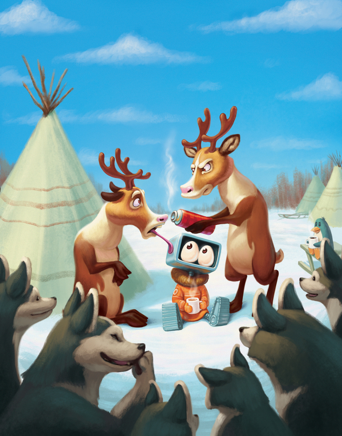 Обложка для детского журнала