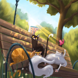 Иллюстрация к книге "Костик и путешествие во времени"