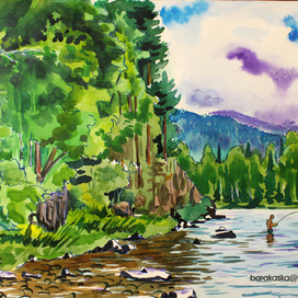 Бия. Ловля хариуса