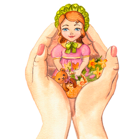 Крошка в ладошках. Лето