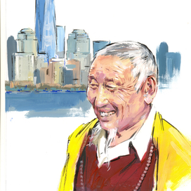 Буддийский лама (калмык).