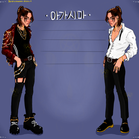 Пример референса персонажа