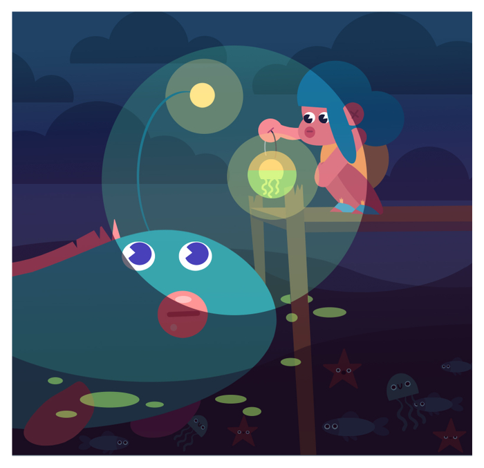 Девочка и рыба