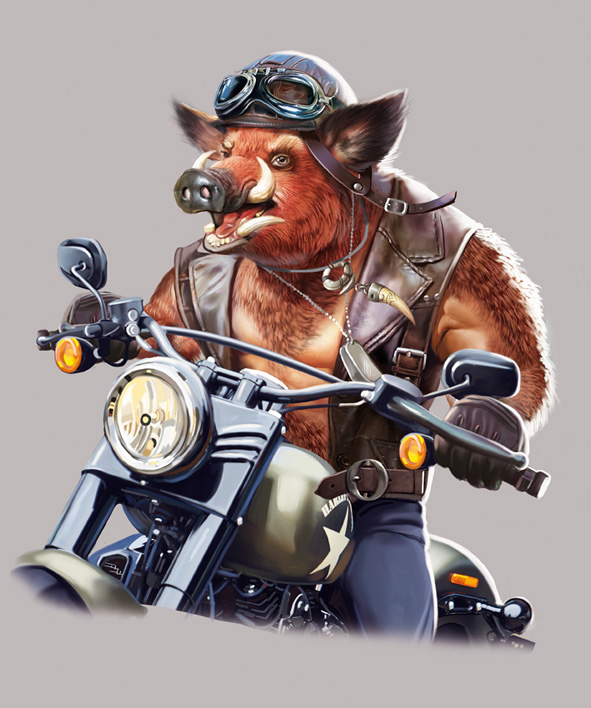 Красный кабан