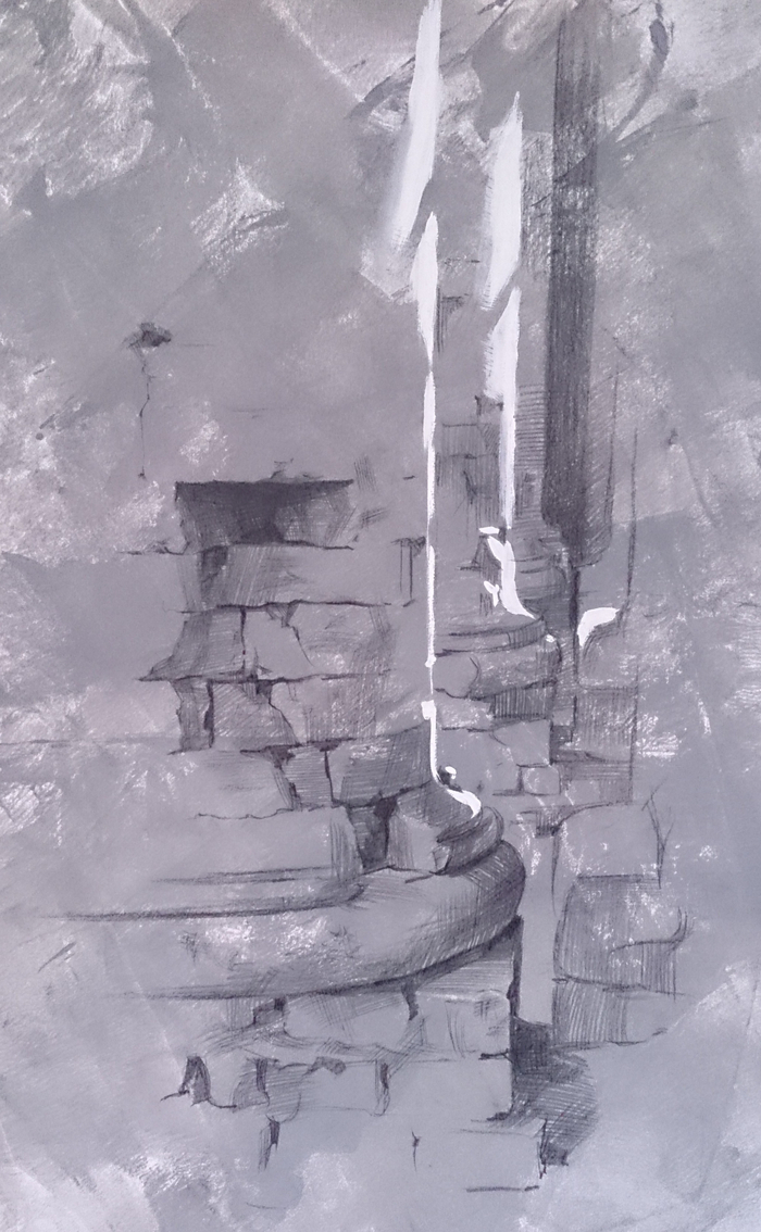 старые колонны