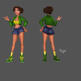 Изометрия персонаж