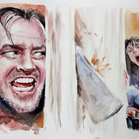 Кадр из к/ф "Сияние"