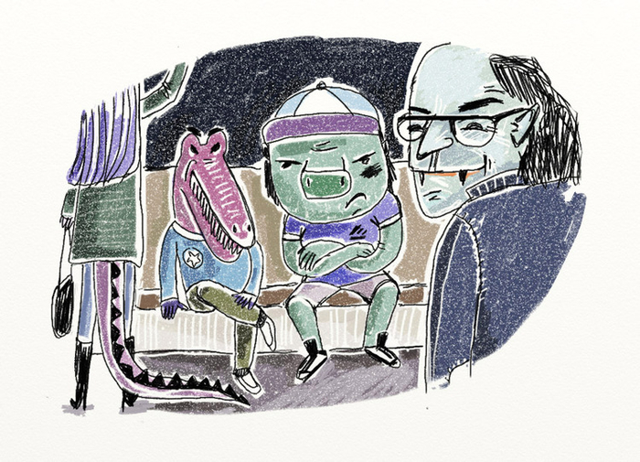 В поезде. Глазами социопата.